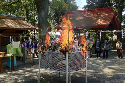 人形供養祭の写真